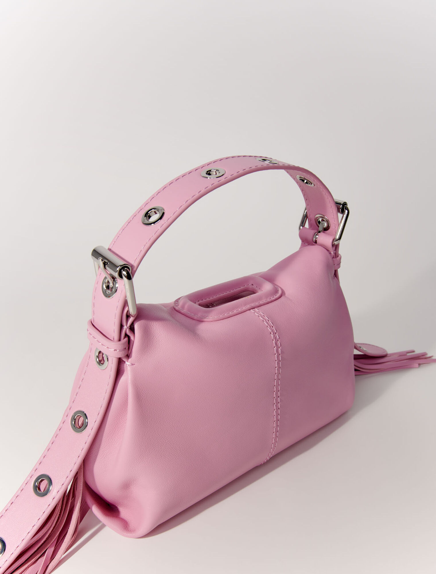 Plain leather mini Miss M bag