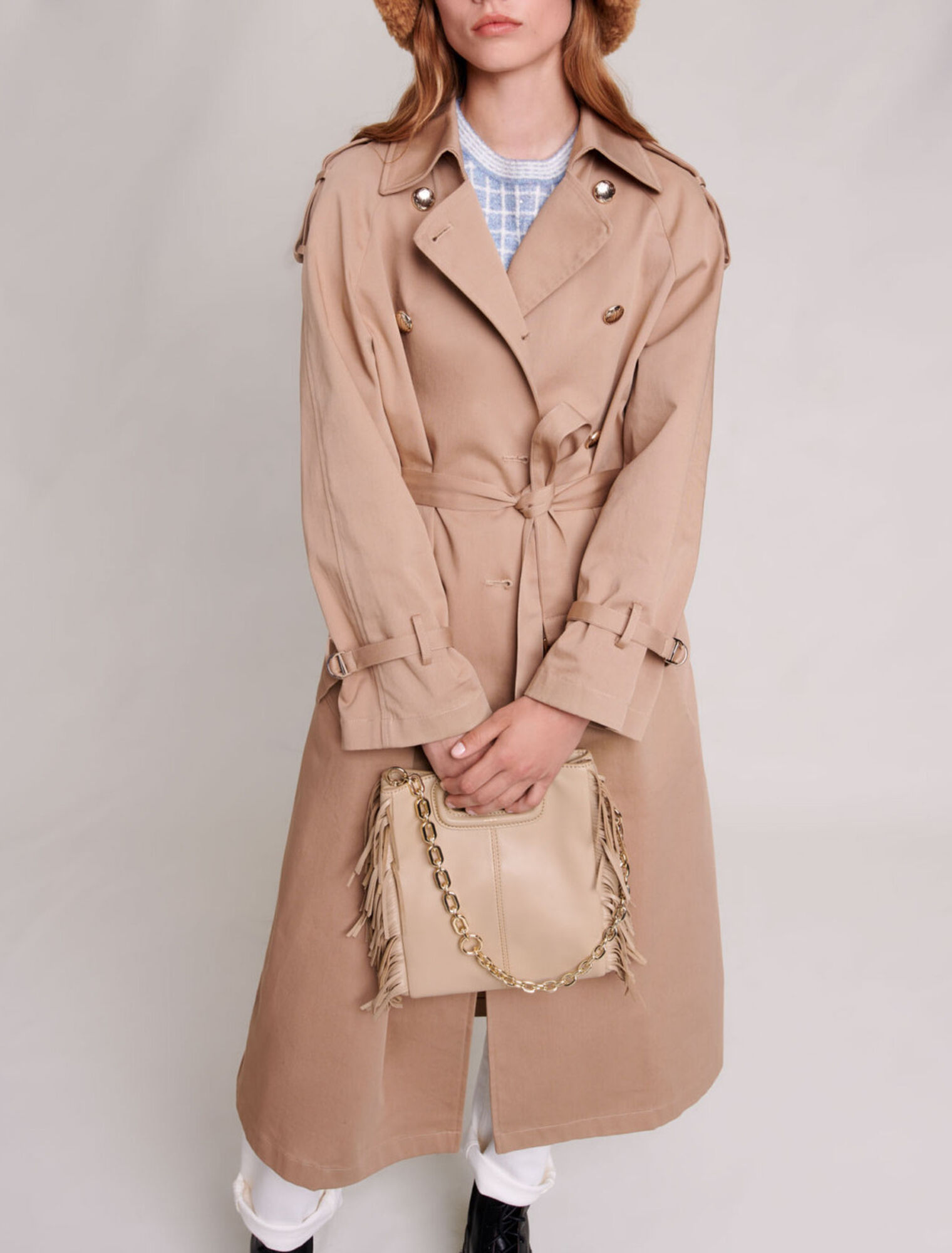 Oversized trench coat