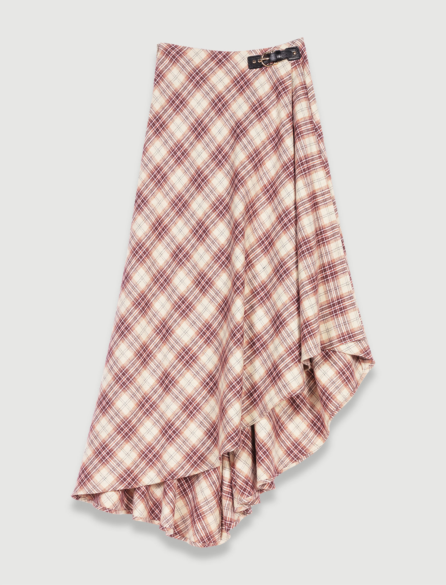 Asymmetrical skirt Natural For Women | Maje Asymmetrical skirt Natural For Women | Maje