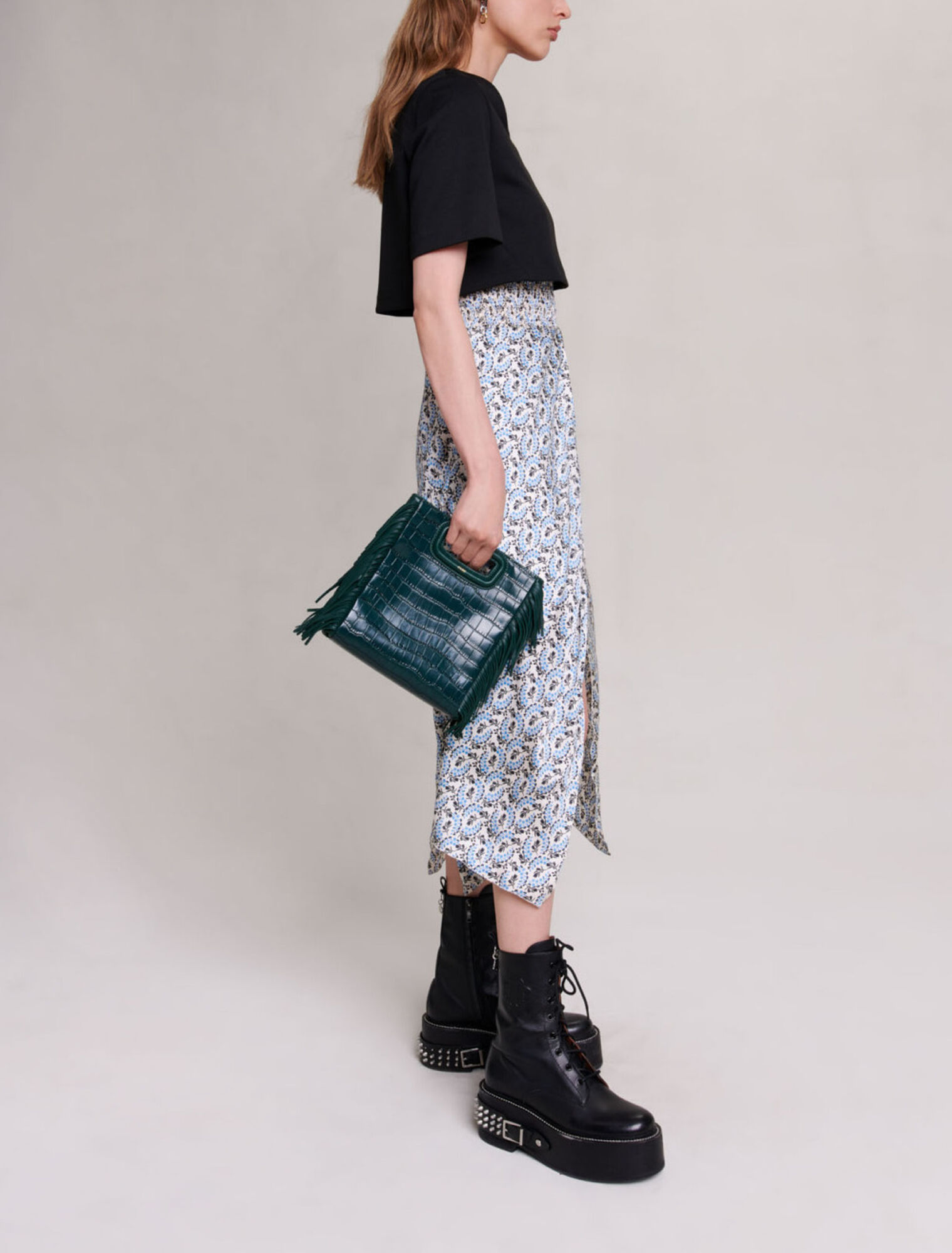 2-in-1 floral dress
