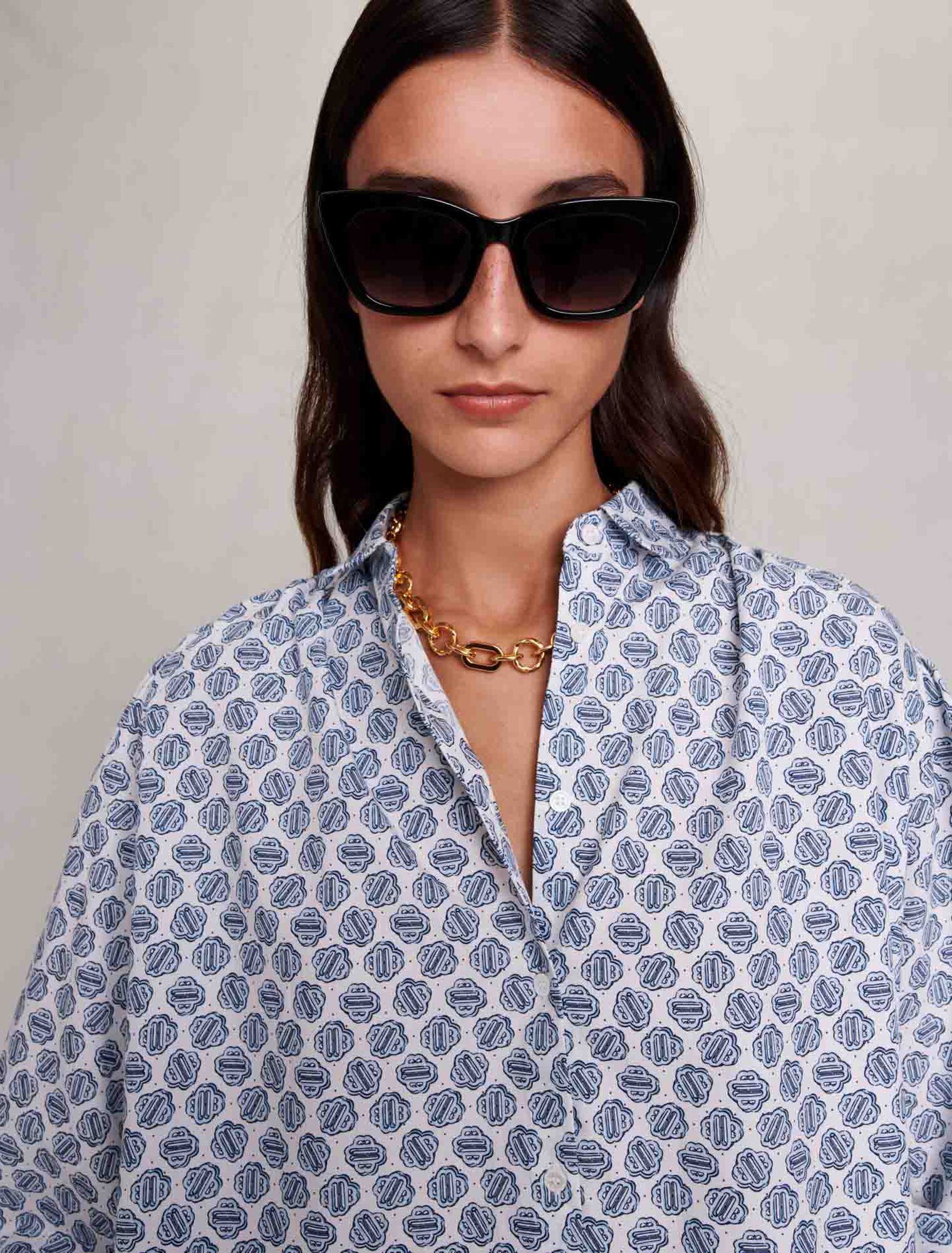 Monogram printed shirt