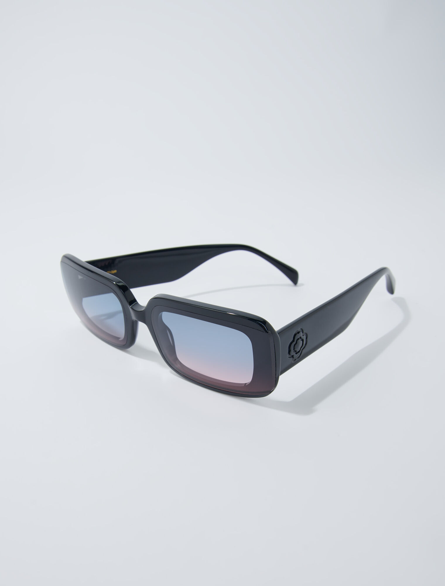 Acetate glasses with smoked lenses