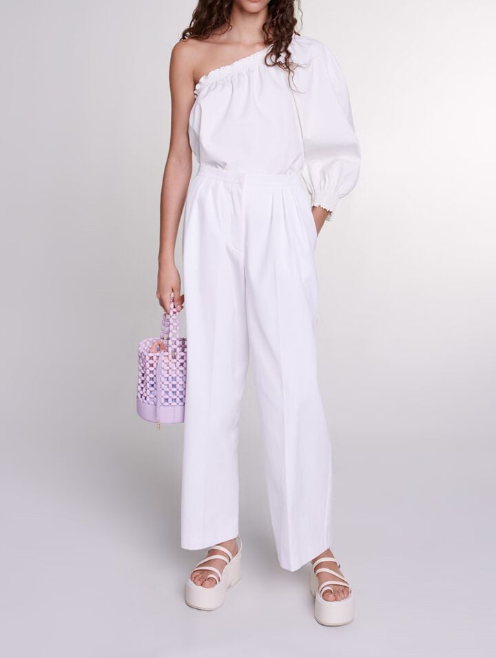 Leather platform sandals