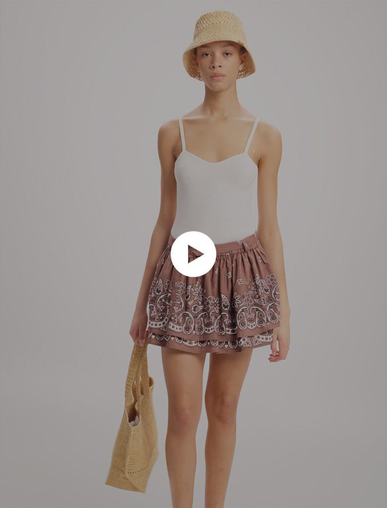 MARK&LONA スカート Gauge Zip Skirt | WOMEN : ZOZOTOWN Yahoo