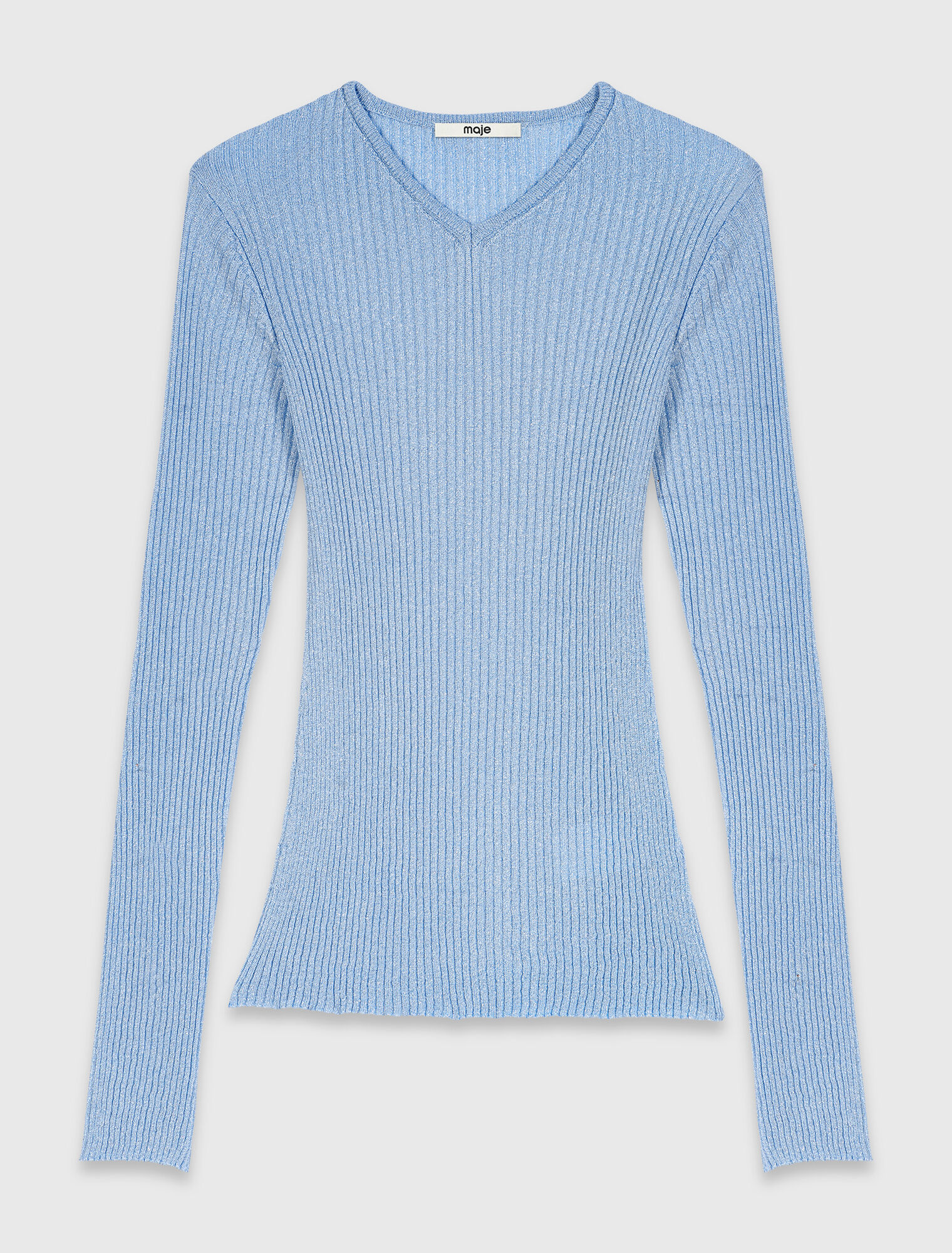Lurex knit jumper