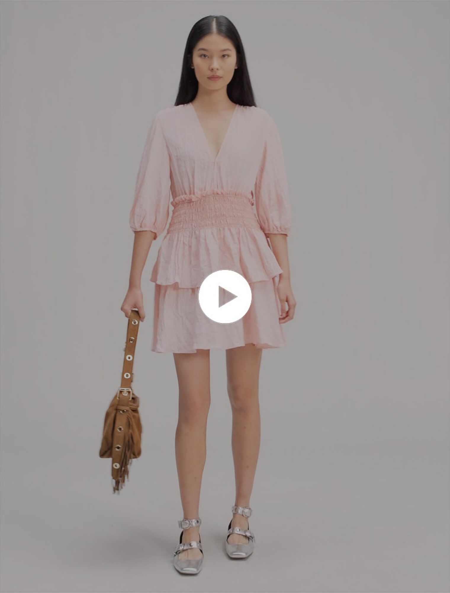 Short ruffled dress
