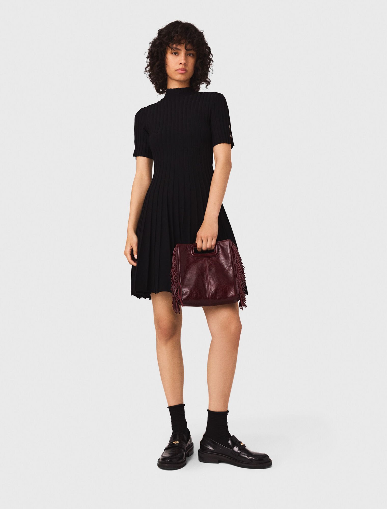 Mini knit dress