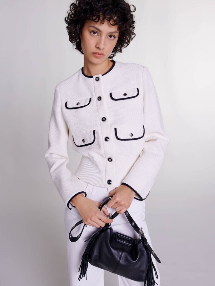 Fitted tweed jacket
