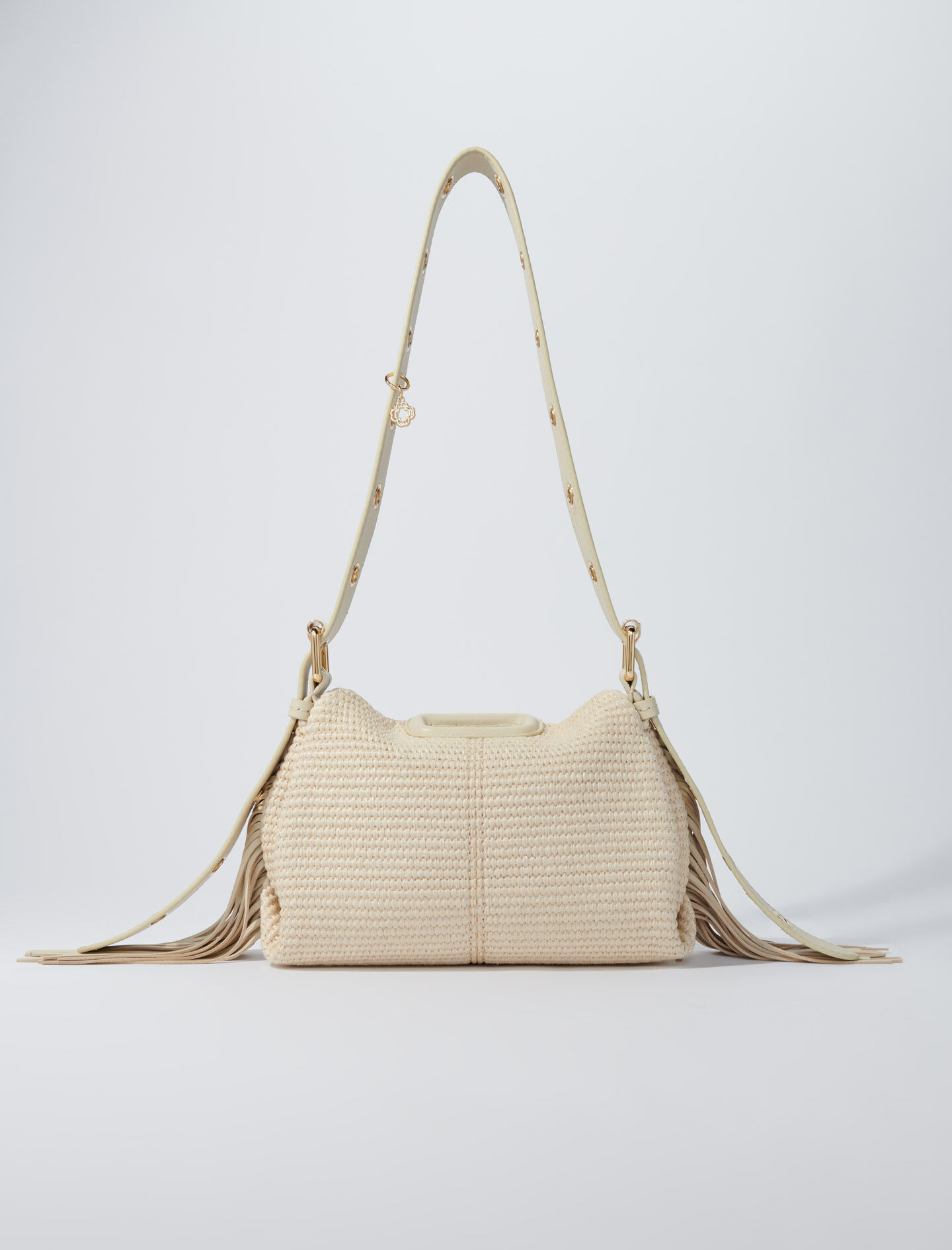 送料無料 通販 ファッション Raffia effect Miss M Mini bag Natural For Women | Maje カーディガン