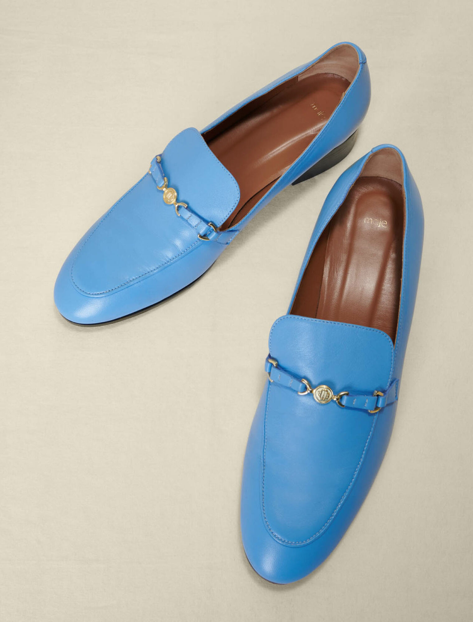 Leather loafers
