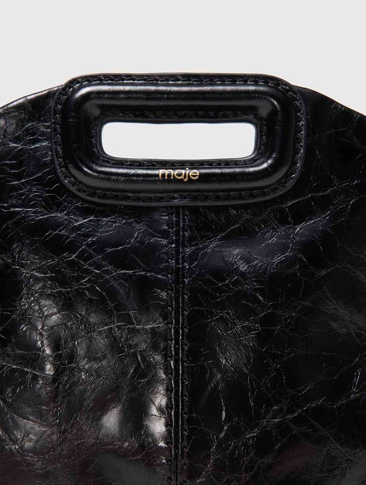 Miss M mini cracked leather bag