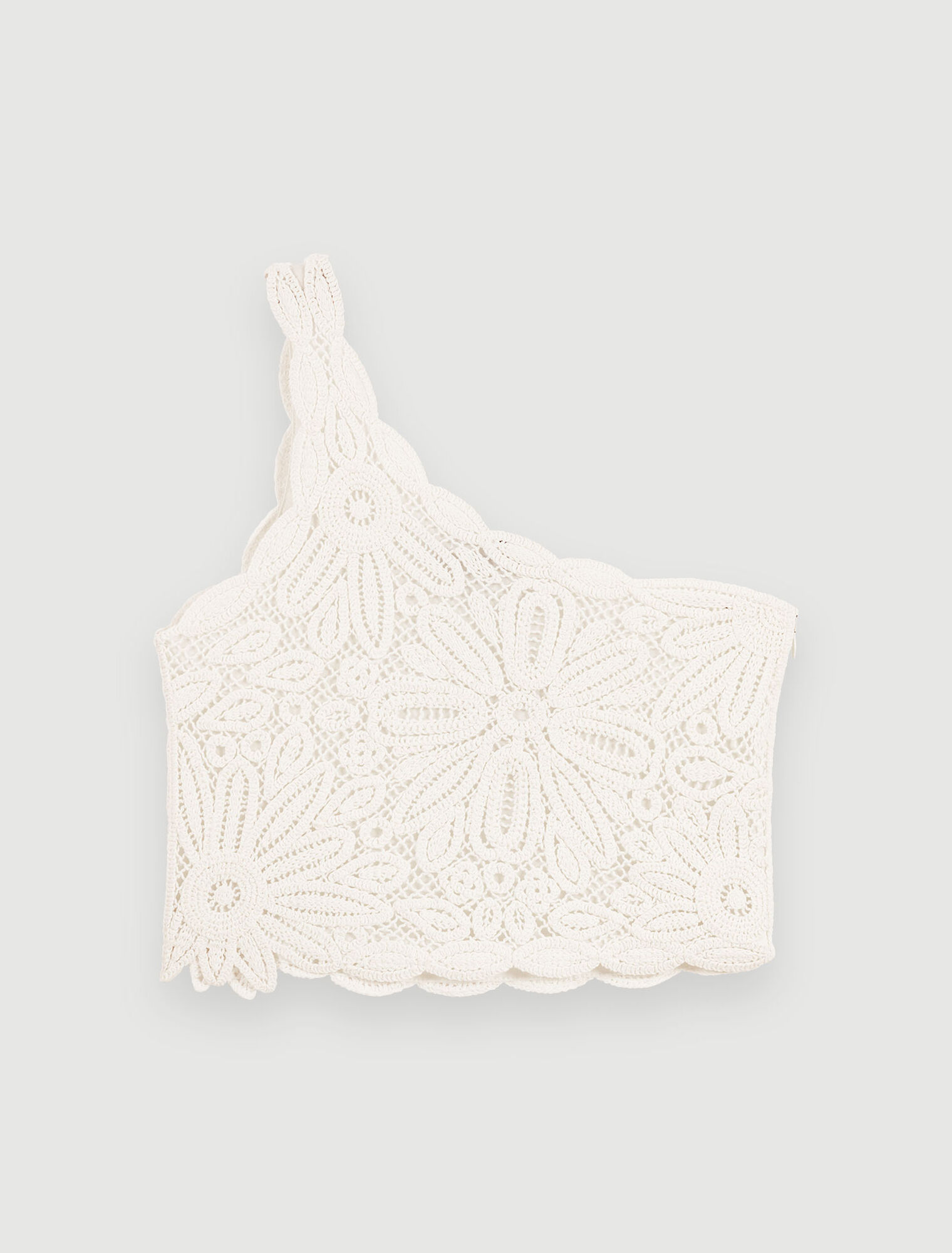 Asymmetric knit top