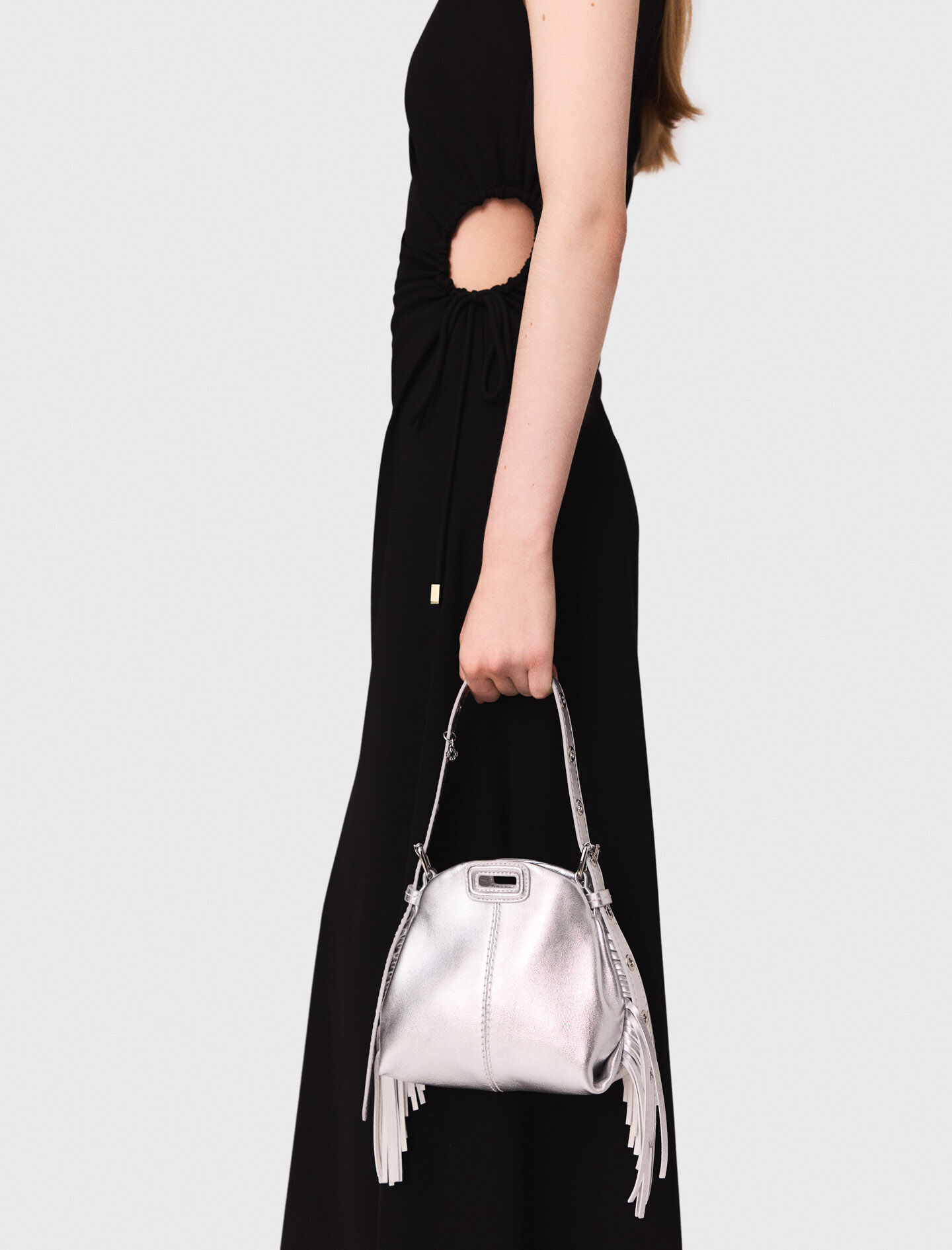 V*Y様 OAF/OF ALL FORM/WAIST CUT ZIP MAXI Ivy Long Dress - Off White