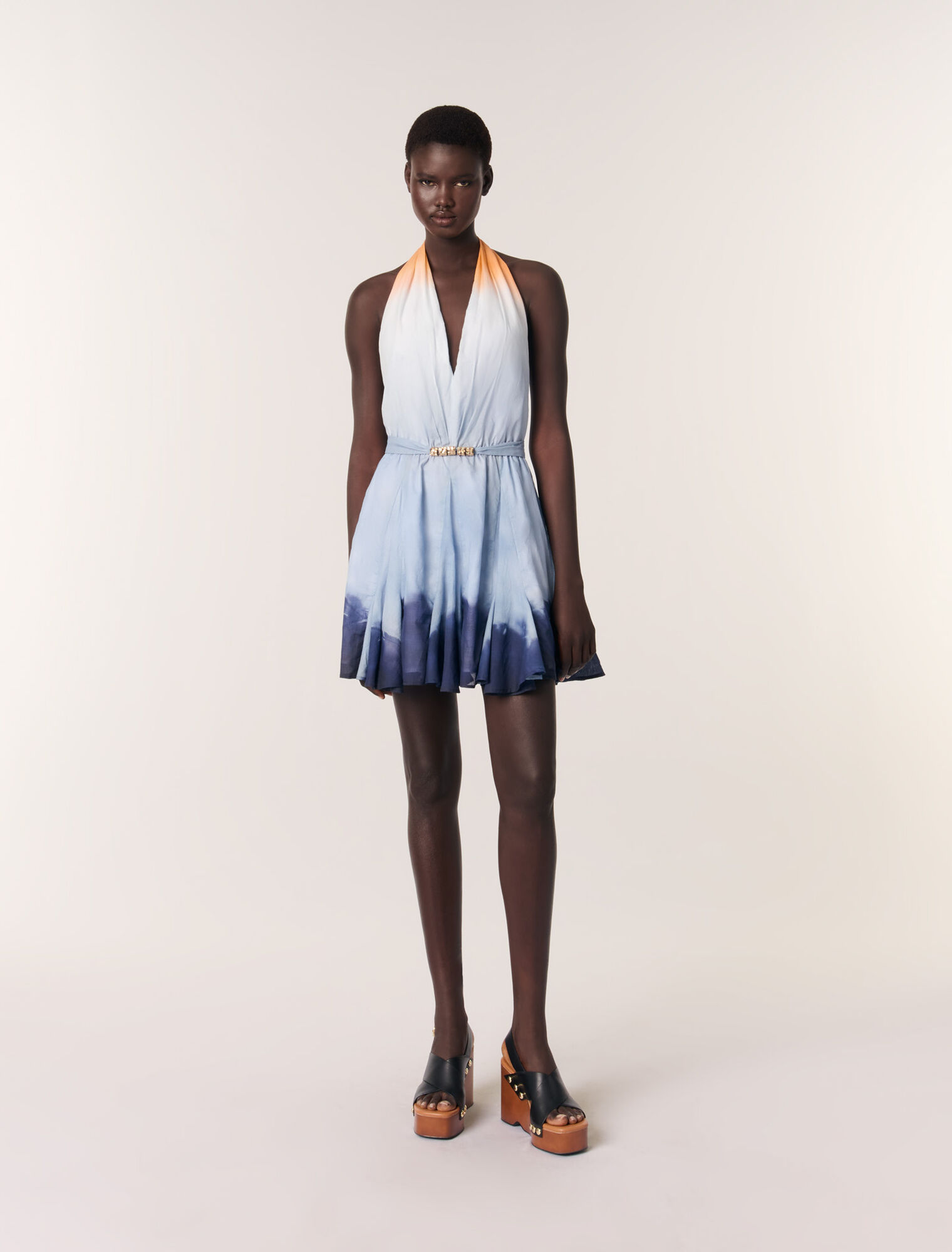Mini tie-dye dress
