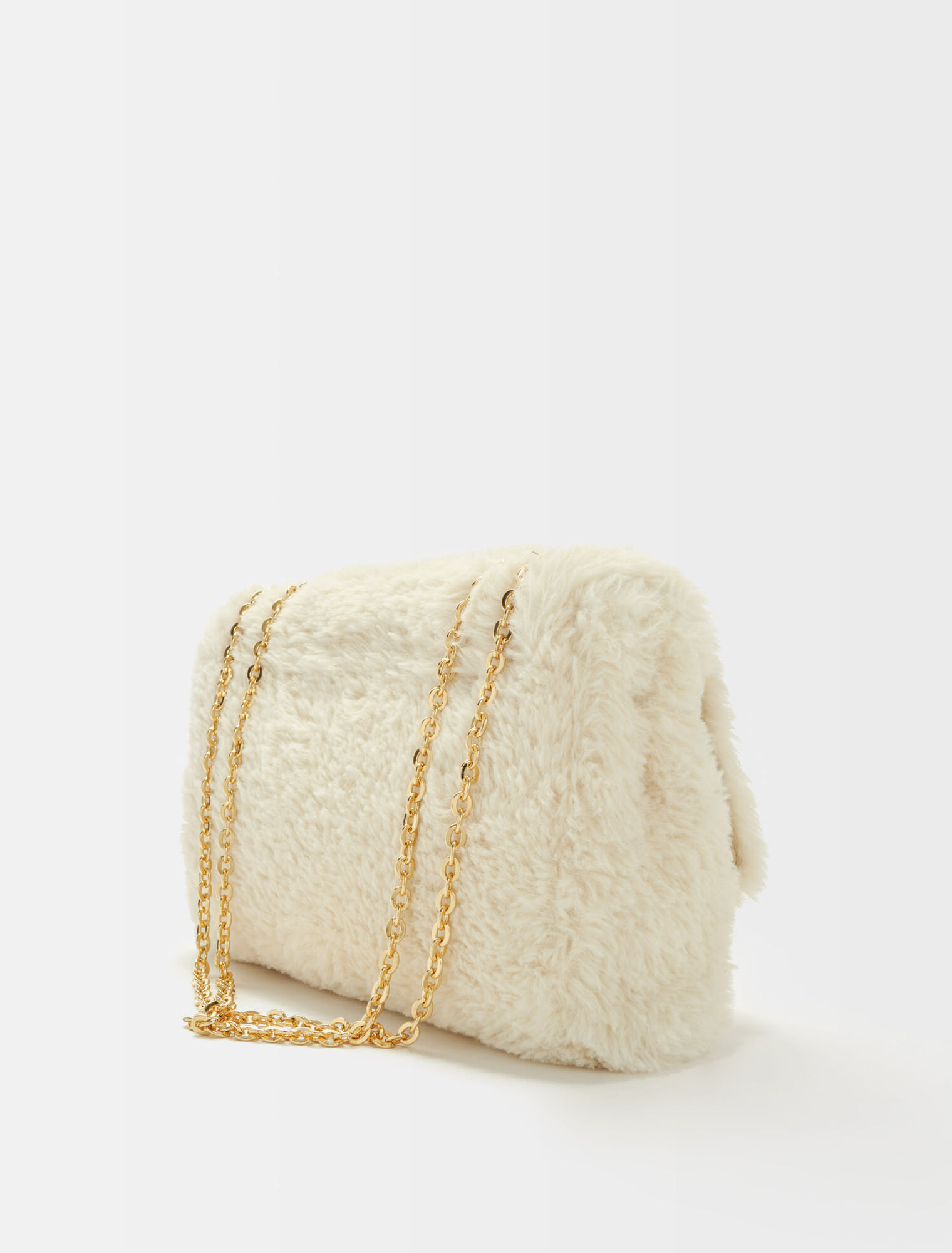 Sac Clover Maje en fausse fourrure