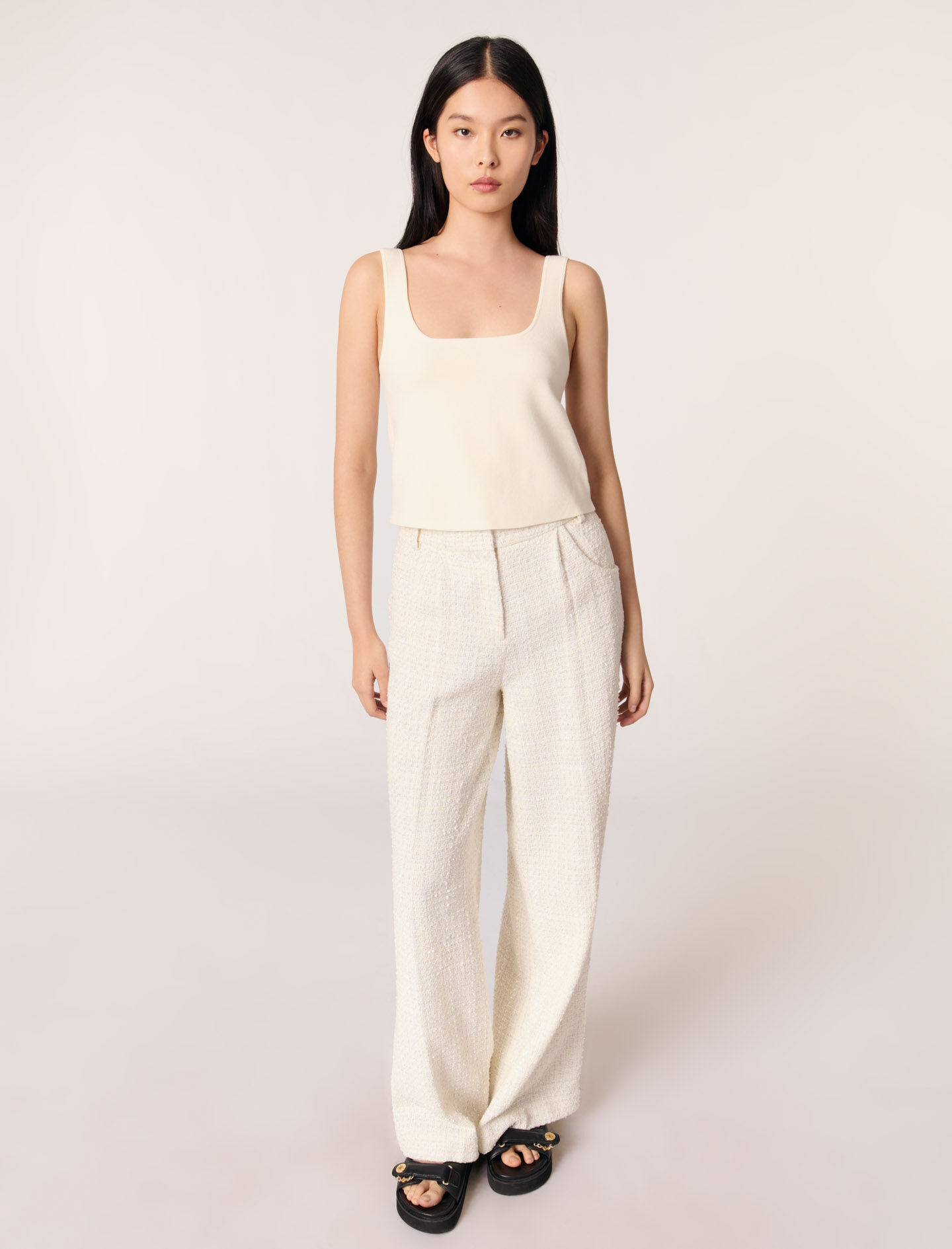 High waist pants For Women | Maje