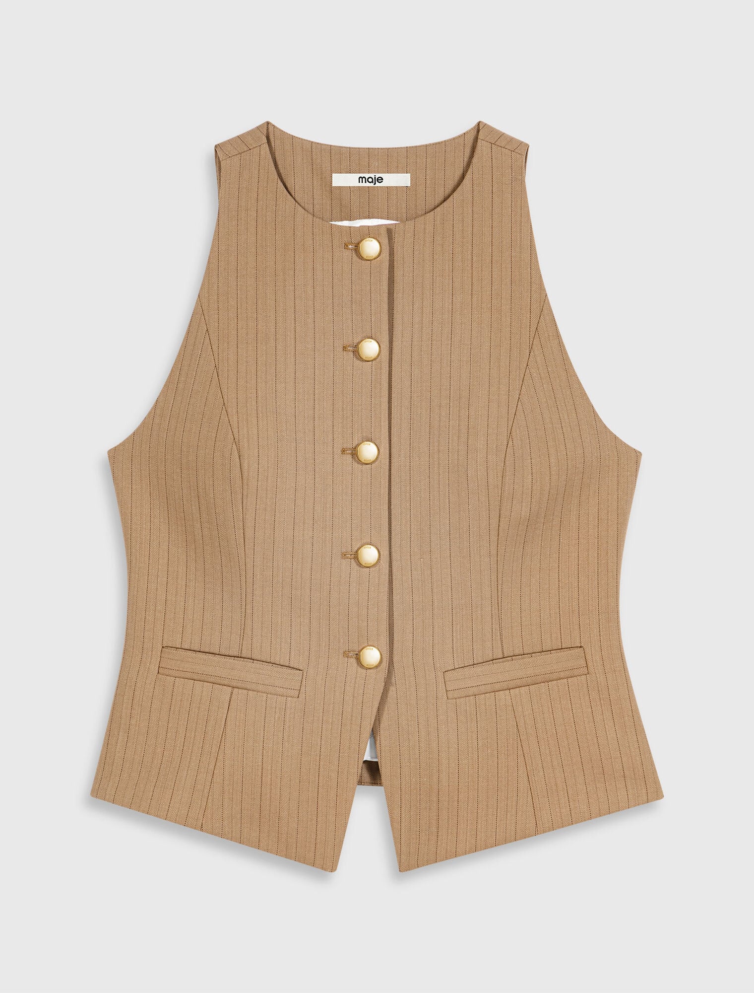 Long tailored vest