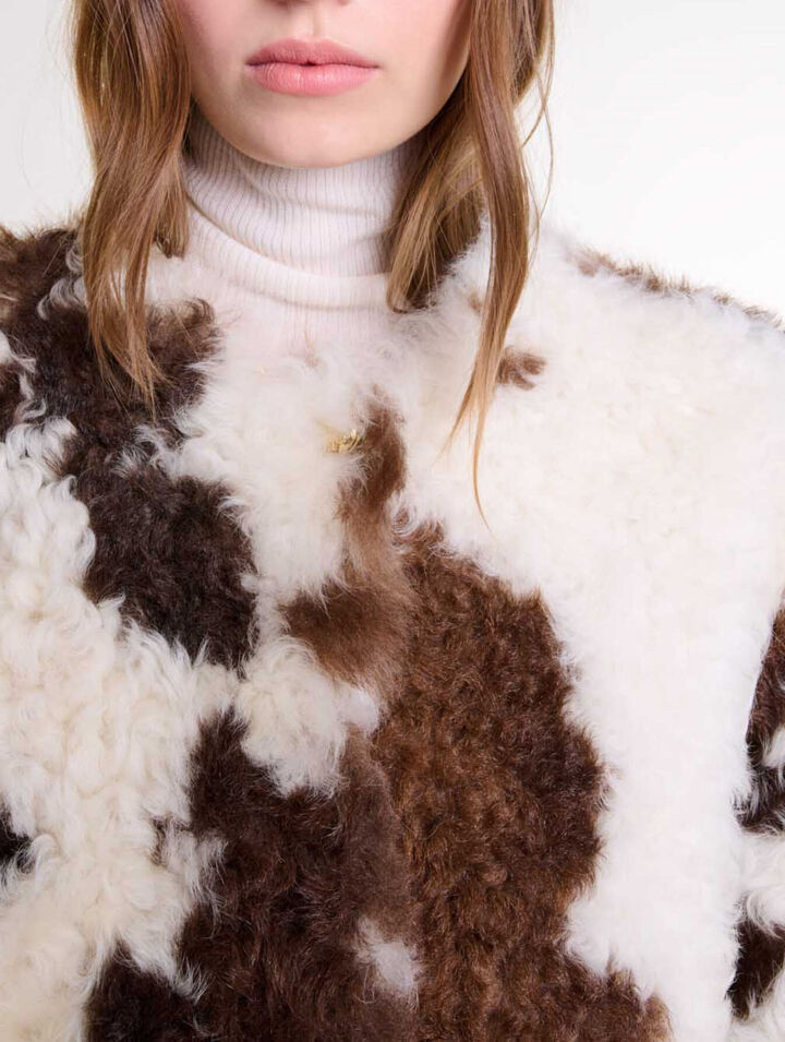 Reversible shearling