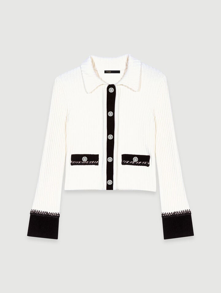 Knit cardigan