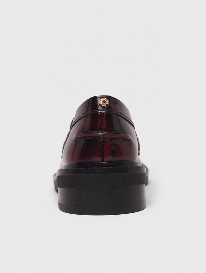 Leather loafers