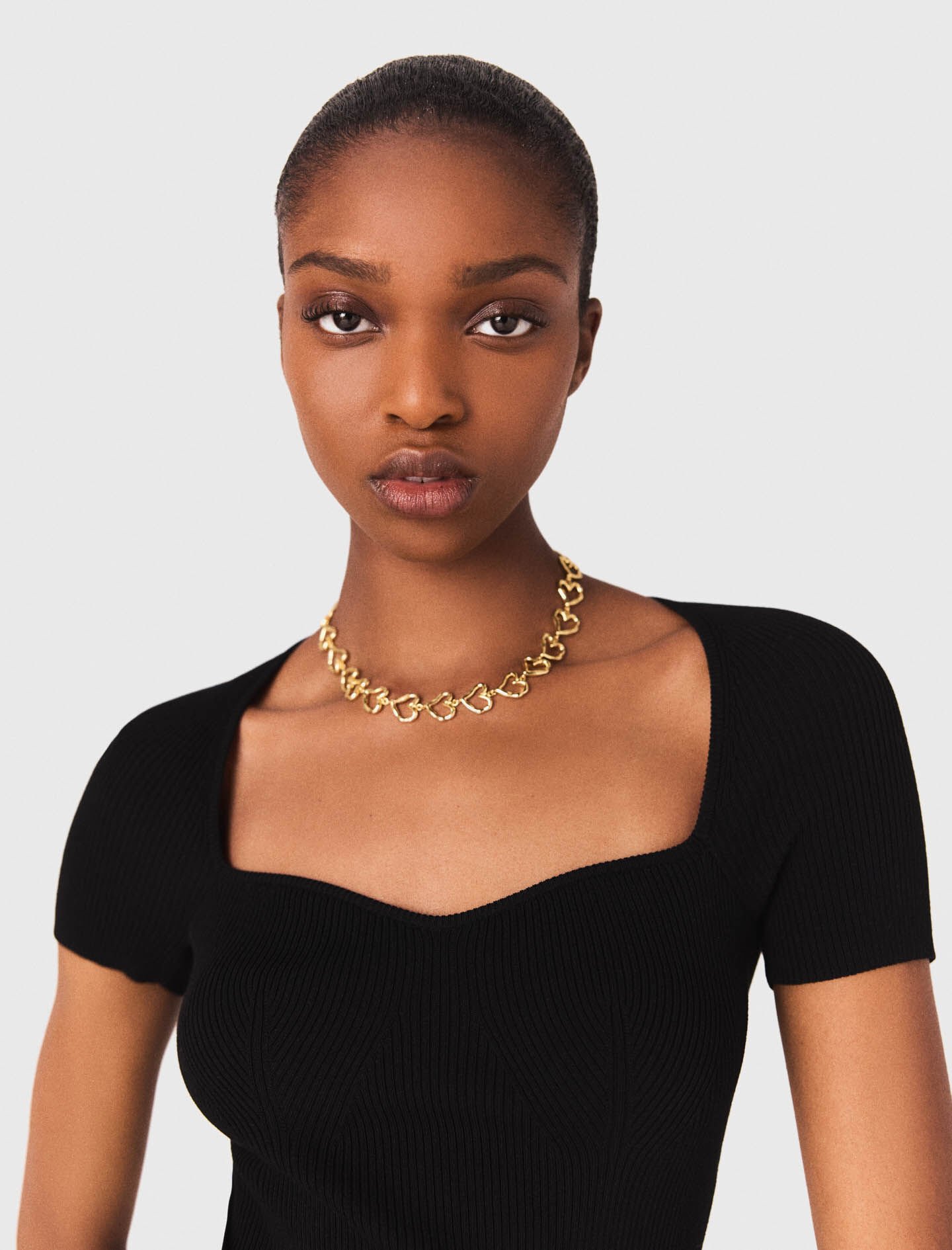 Knit top Black / Gray For Women | Maje