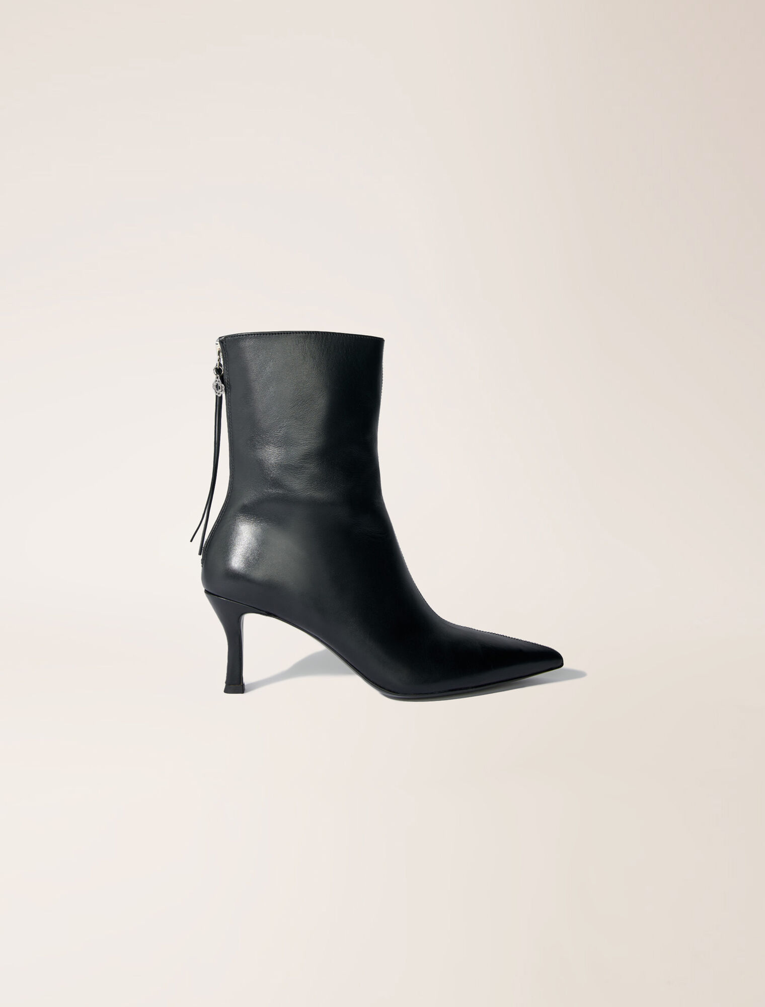 Leather ankle boots