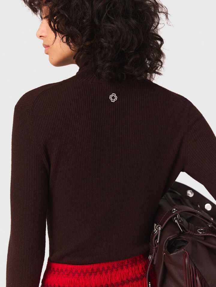 Wool and silk jumper