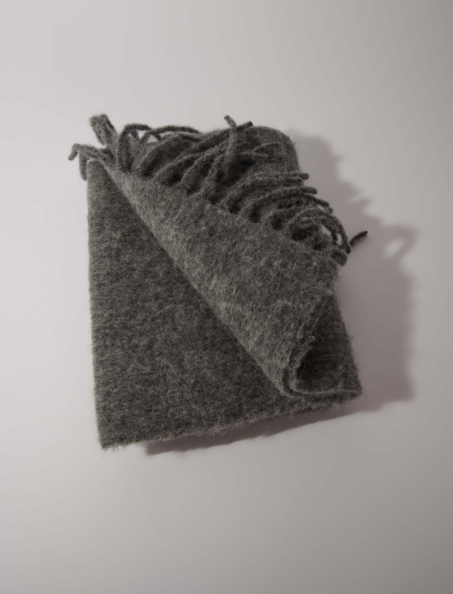 Alpaca blend scarf Black / Gray For Women | Maje Alpaca blend scarf Black / Gray For Women | Maje