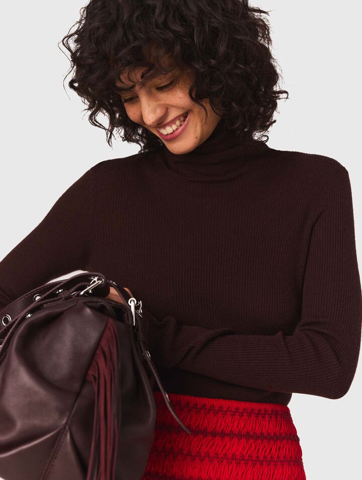 Wool and silk jumper