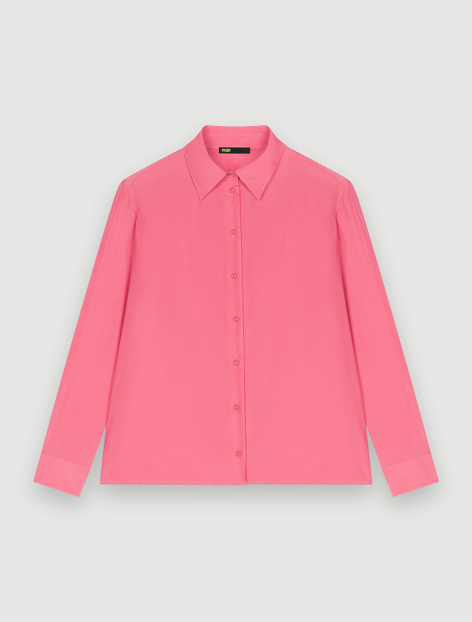 Rosewood silk habotai shirt