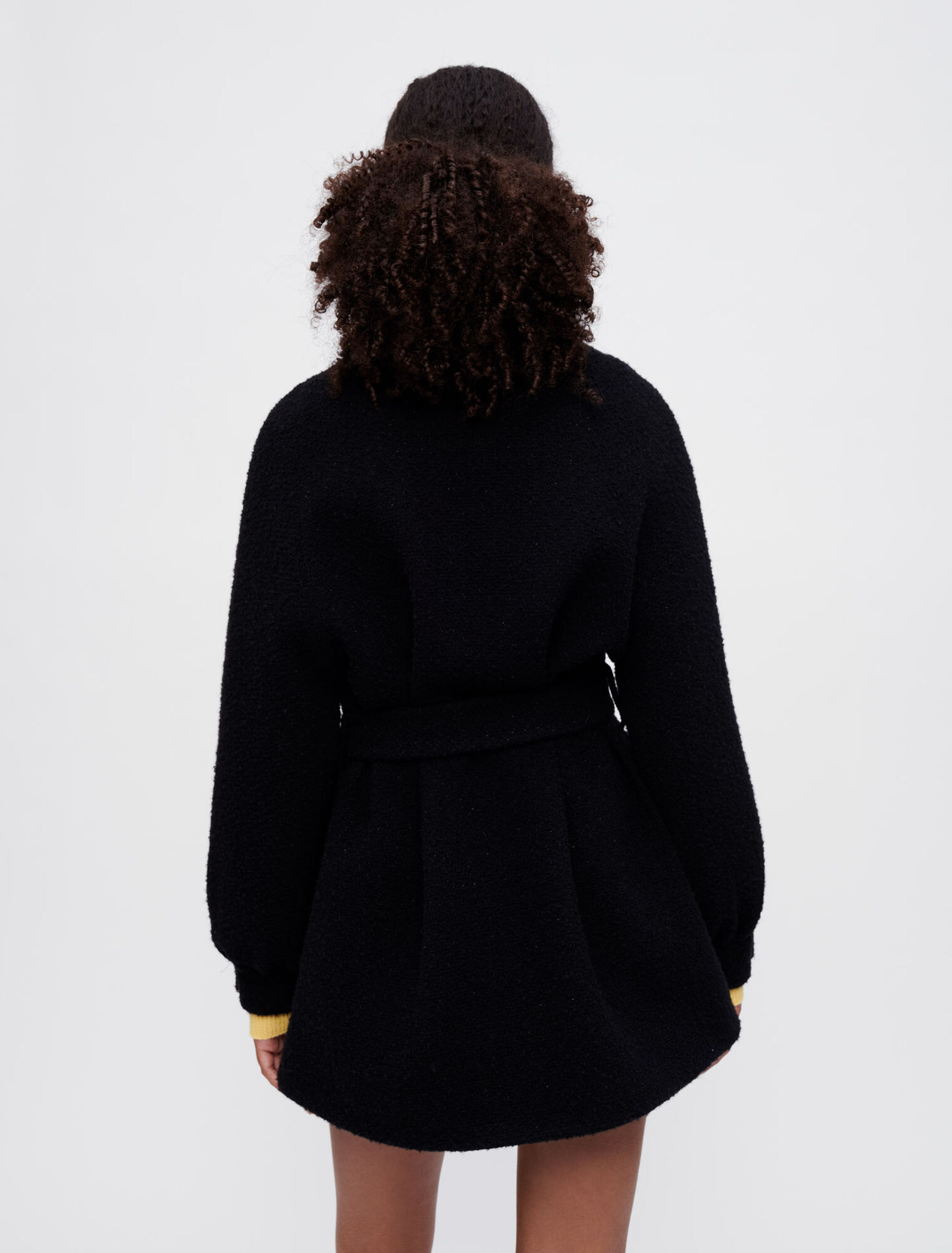 Coat with Maje Clover horsebit details