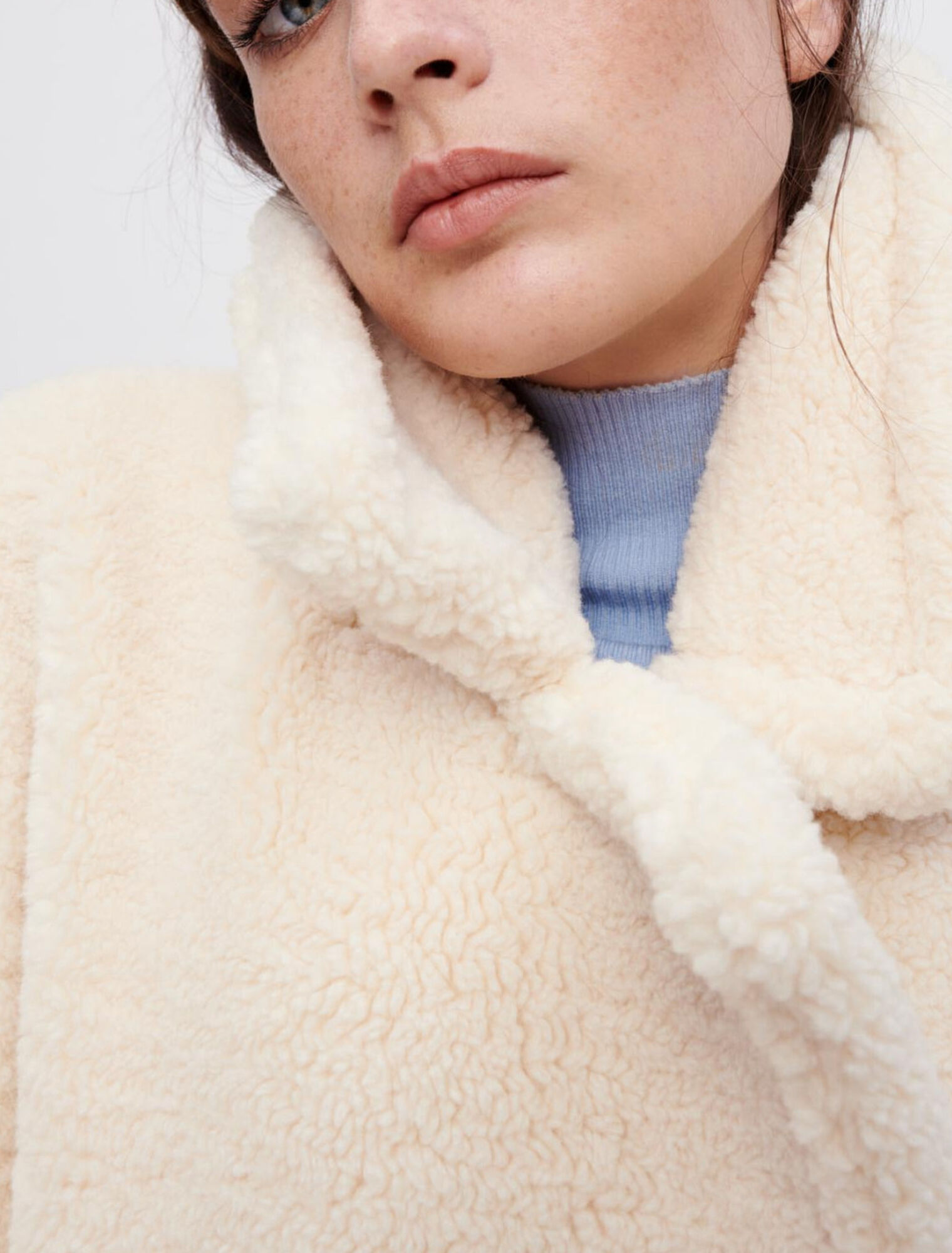Fur-effect coat