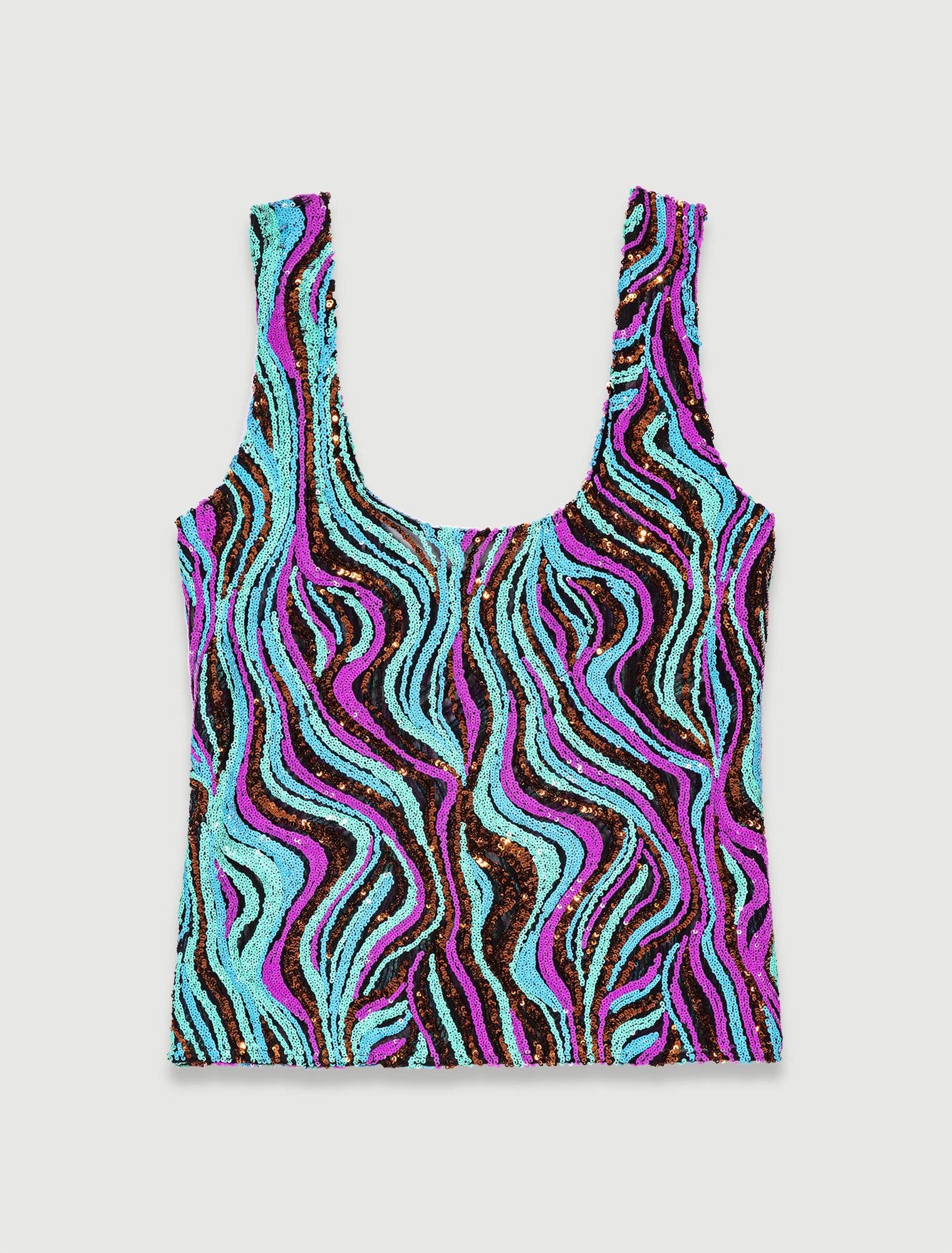 Sequinned top