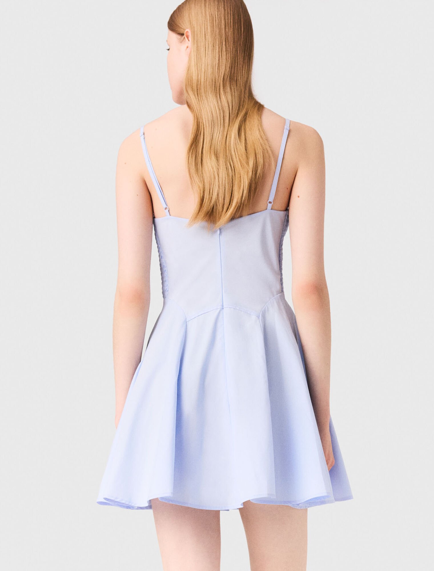 Short cotton babydoll dress