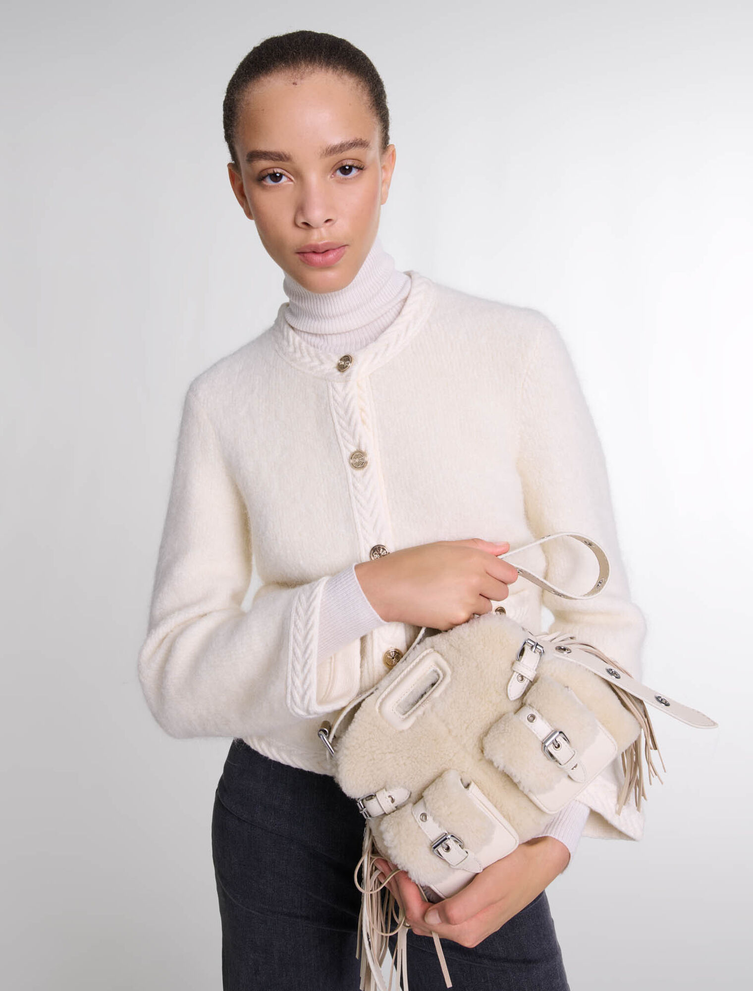 Knit cardigan
