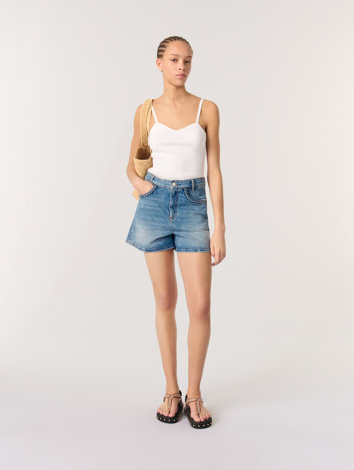 Rib knit top