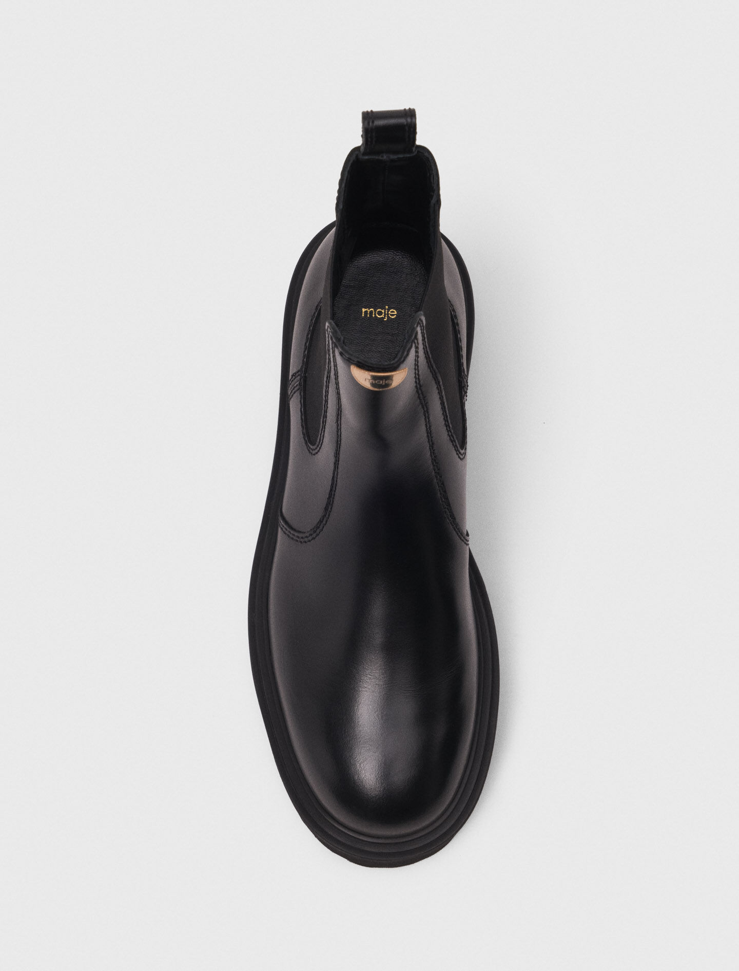 Chelsea boots Black / Gray For Women | Maje