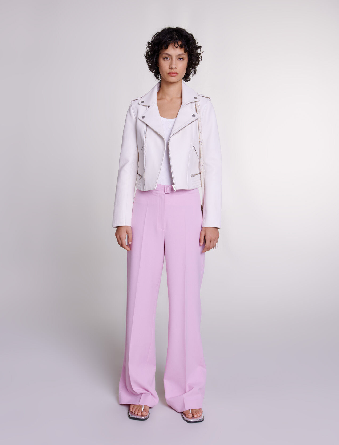 Maje white jacket top