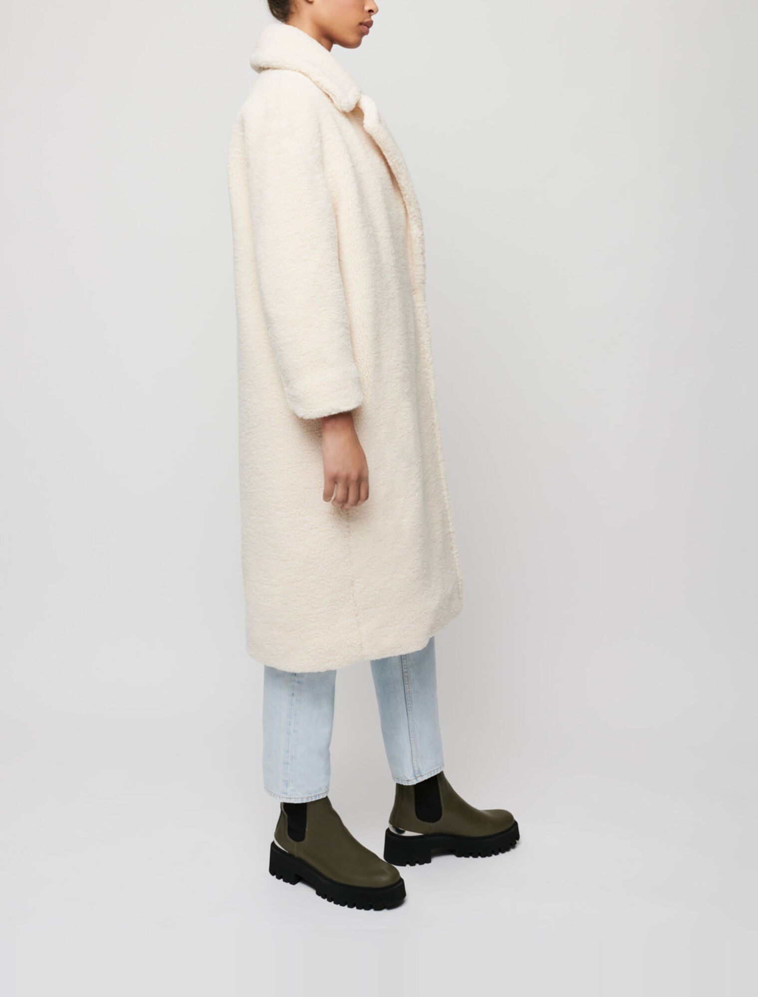 Fur-effect coat