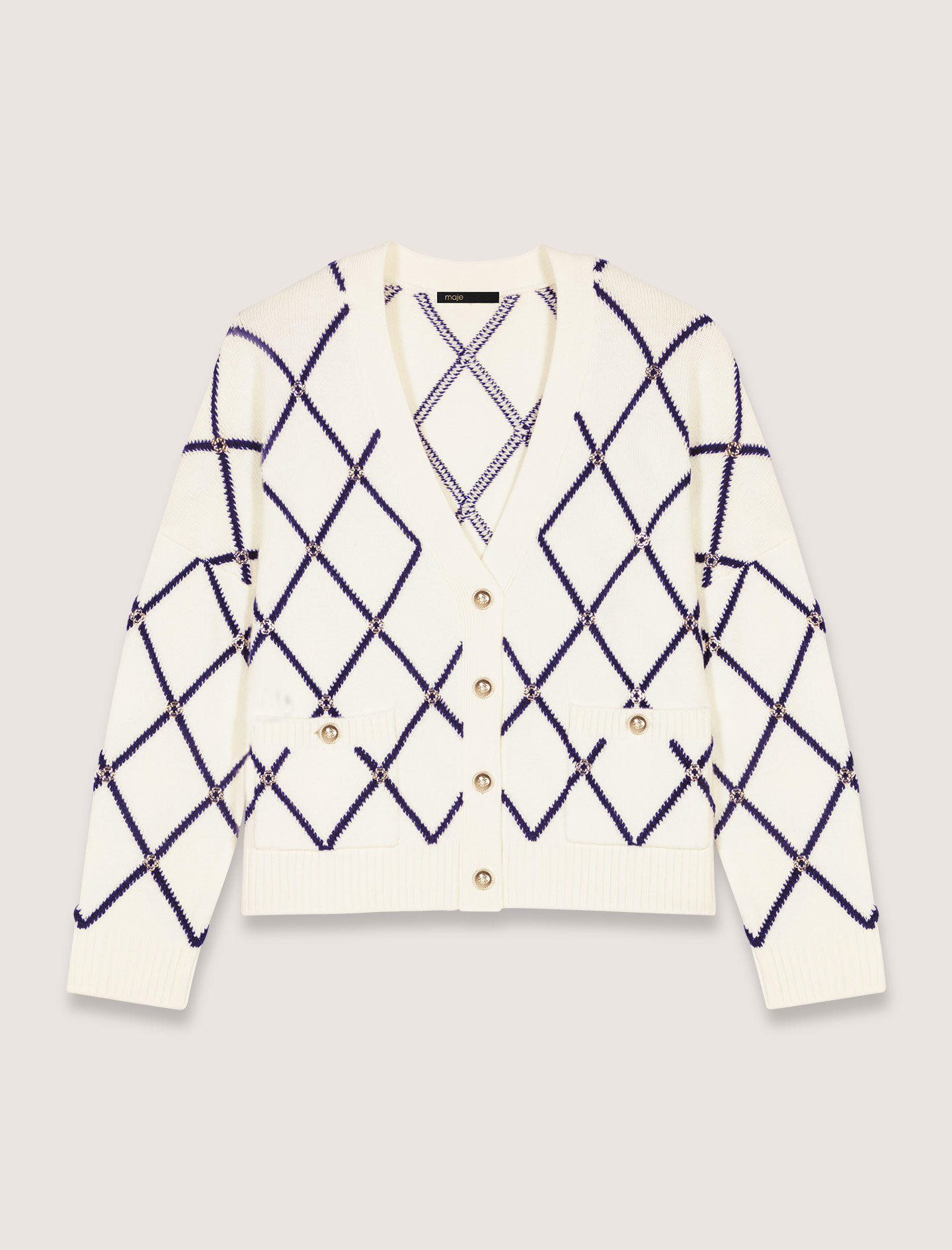 トップス MASU UNICORN CARDIGAN white 48 トップス MASU UNICORN CARDIGAN white 48 MASU(エムエーエス