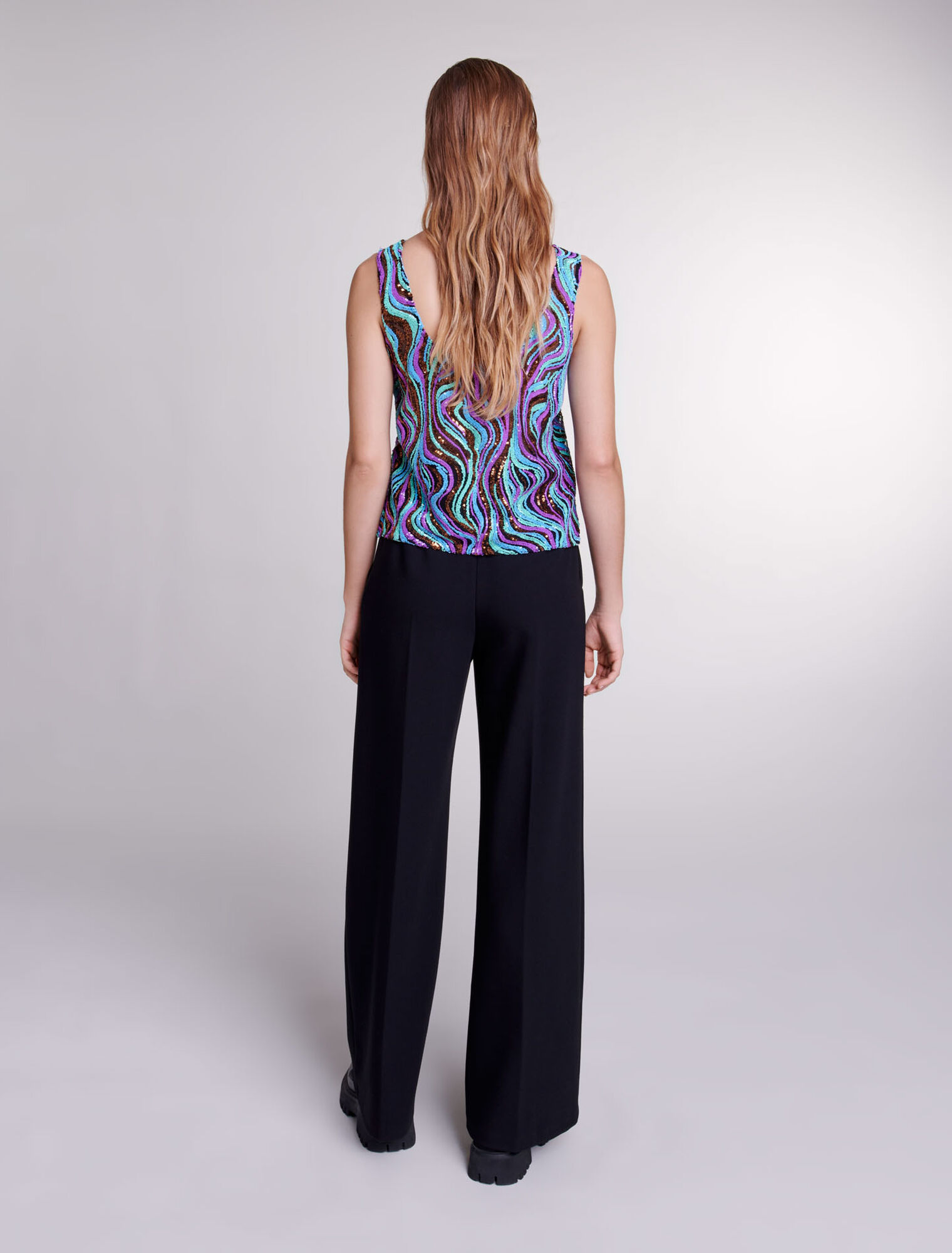 Sequinned top