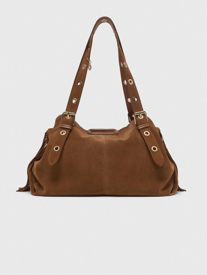 Suede Miss M XL bag