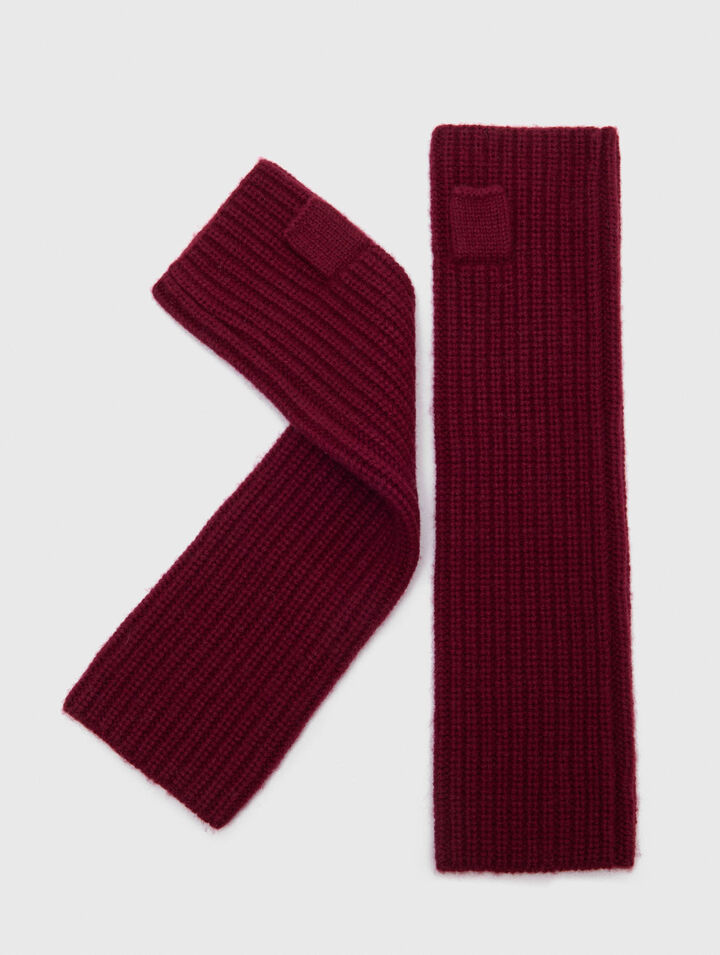 Wool and cashmere mittens