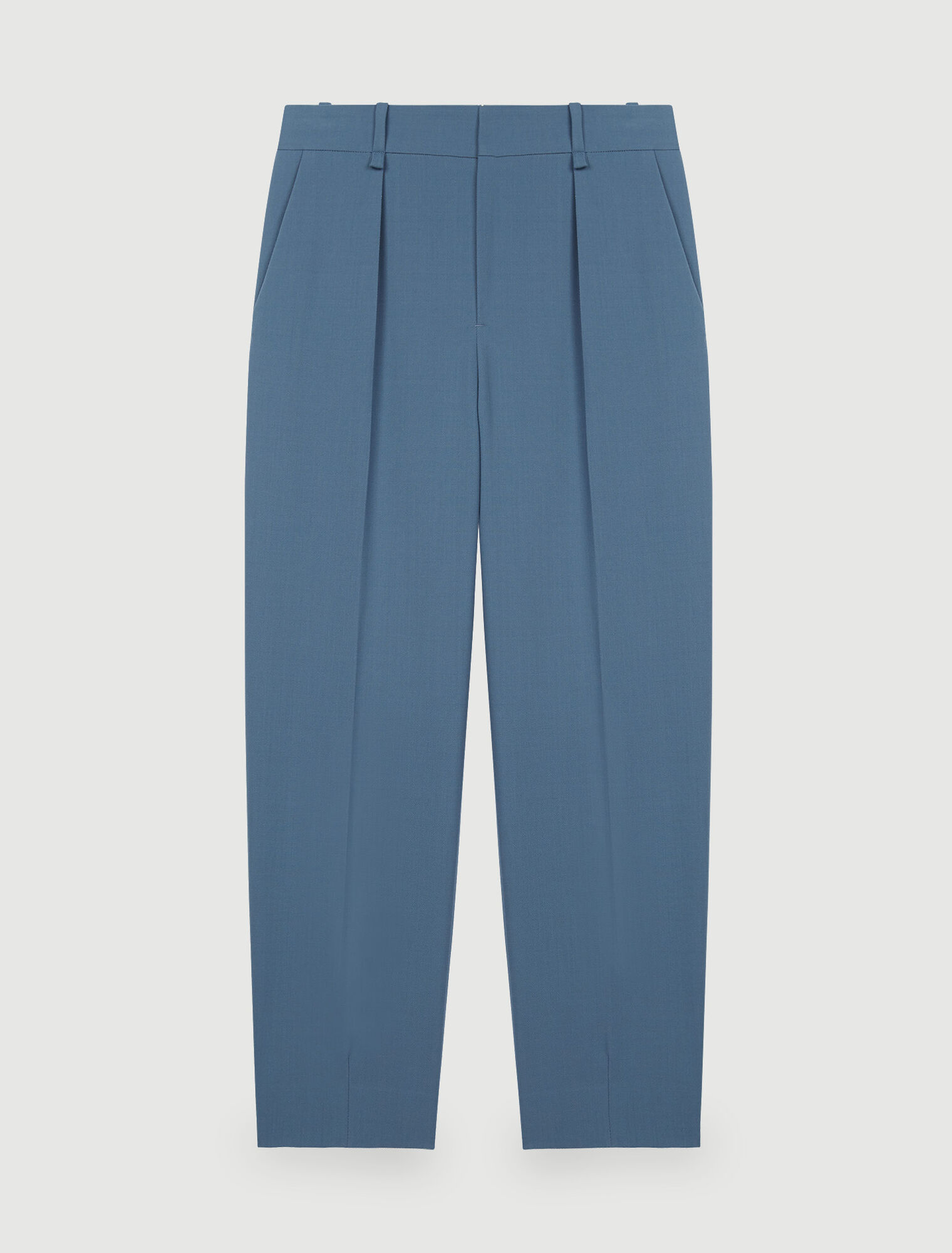 Straight-leg tailored pants