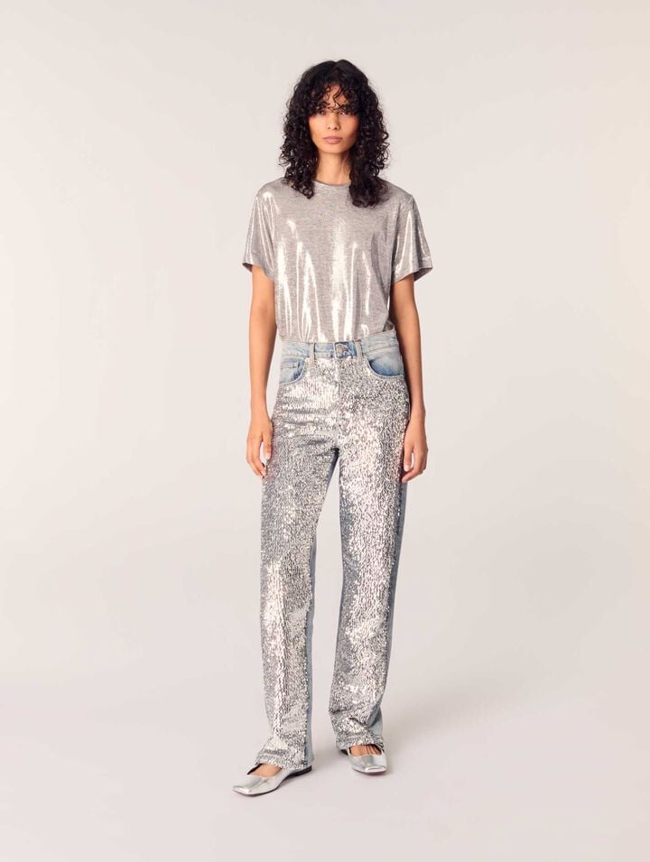 Metallic T-shirt