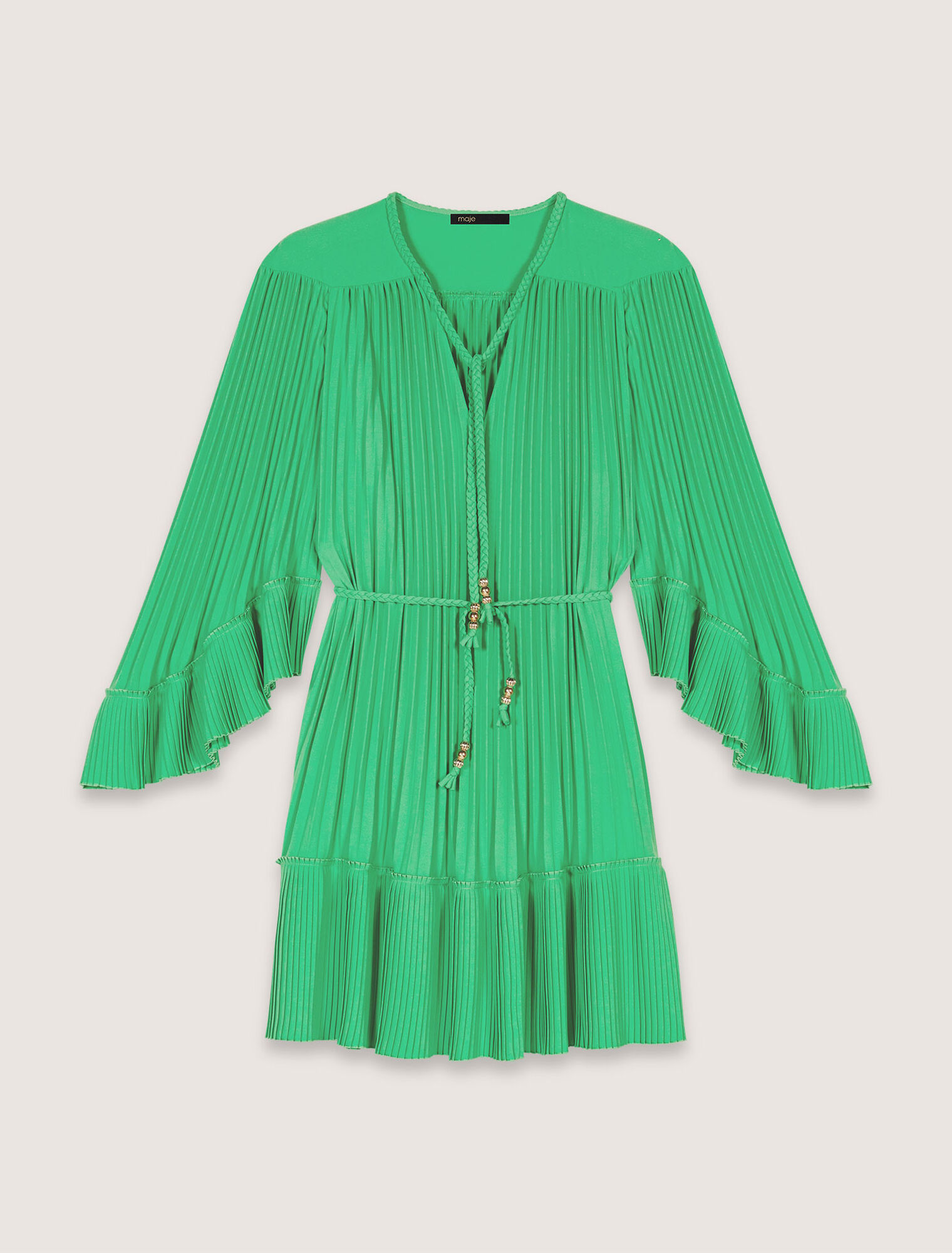 Mini pleated dress