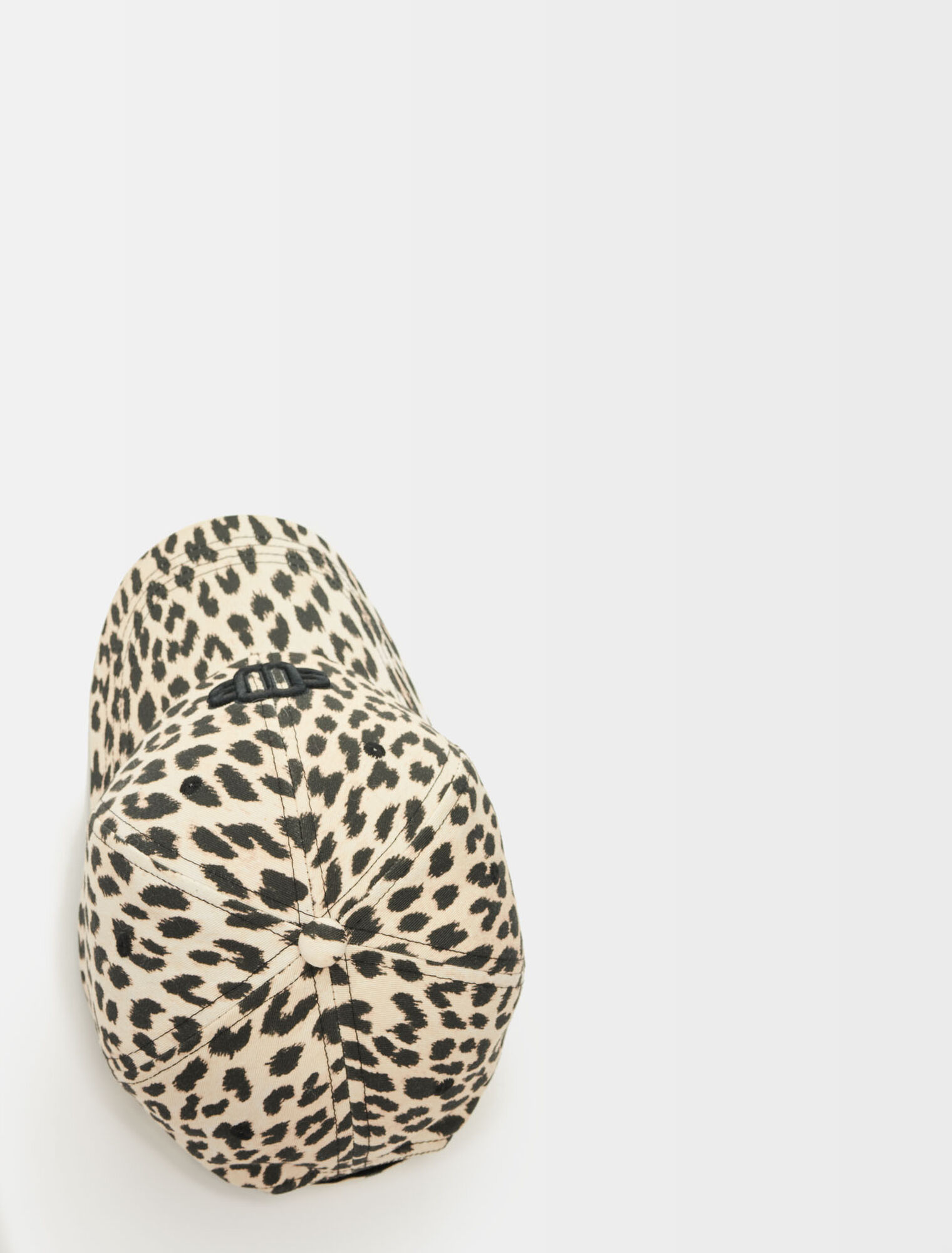 Clover leopard-print baseball hat