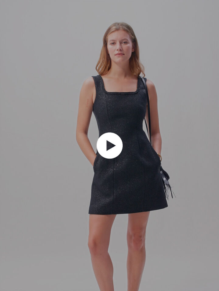 Short rhinestone dress