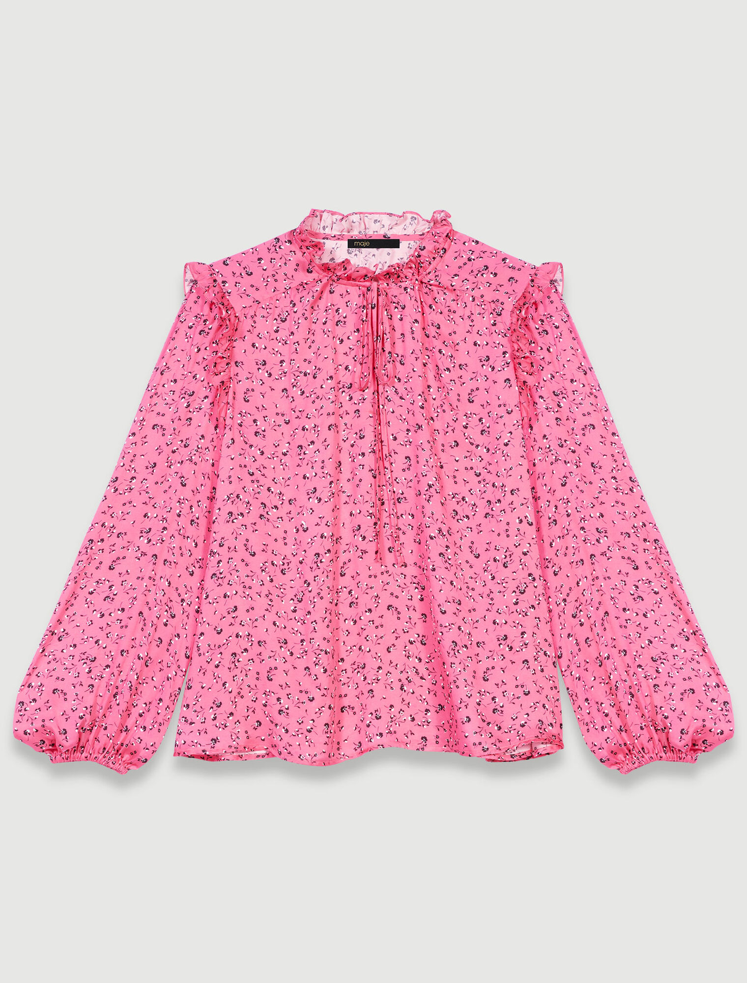 Flower print blouse