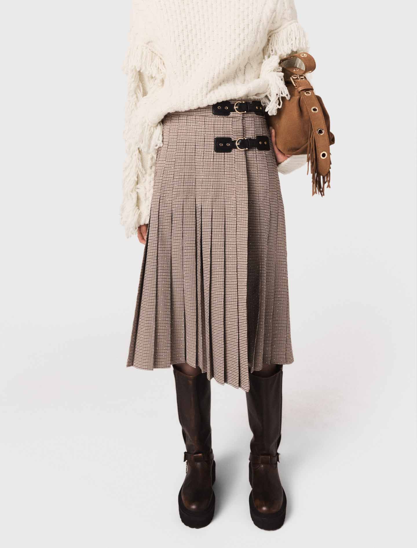 スカート M ANDMARY Mia check skirt AM1300 ANDMARY】Mia check skirt